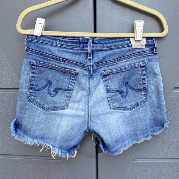AG Adriano Goldschmied Women's Denim Hailey Ex-Boyfriend Roll-up Short Sz 26R - Picture 4 of 8
